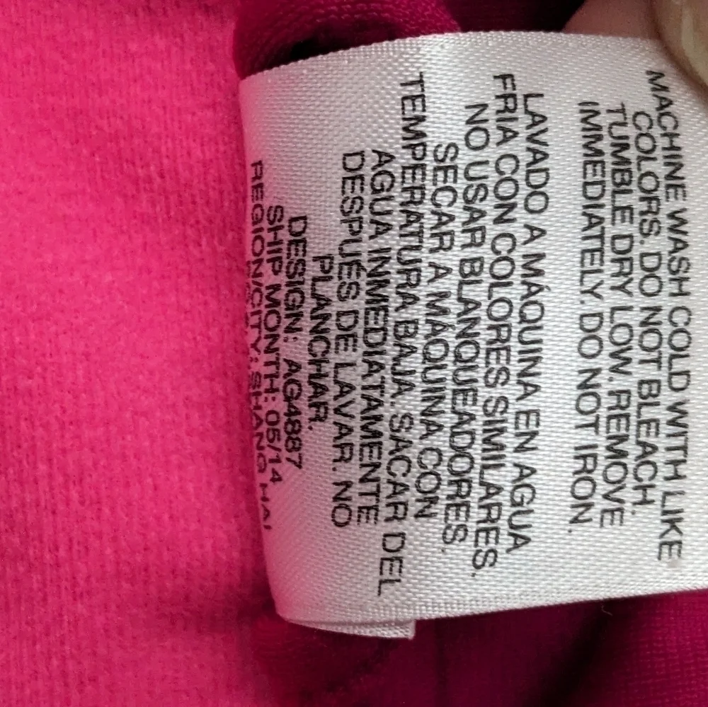 Adidas Pink Athletic Track Jacket 18m